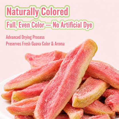 Say goodbye to high-calorie guilt! 💐Satisfy your cravings with our fiber-rich Red Guava slices