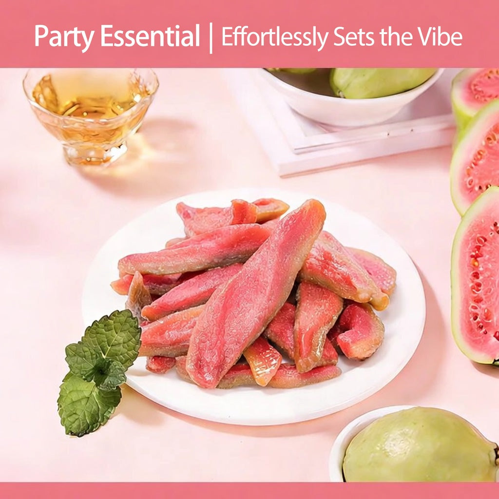 Say goodbye to high-calorie guilt! 💐Satisfy your cravings with our fiber-rich Red Guava slices