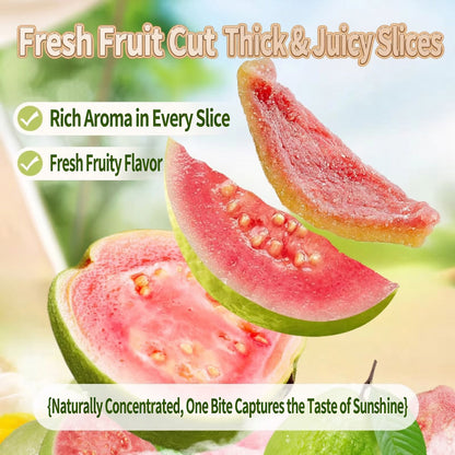 Say goodbye to high-calorie guilt! 🥏❤️Satisfy your cravings with ourfiber-rich Red Guava slices
