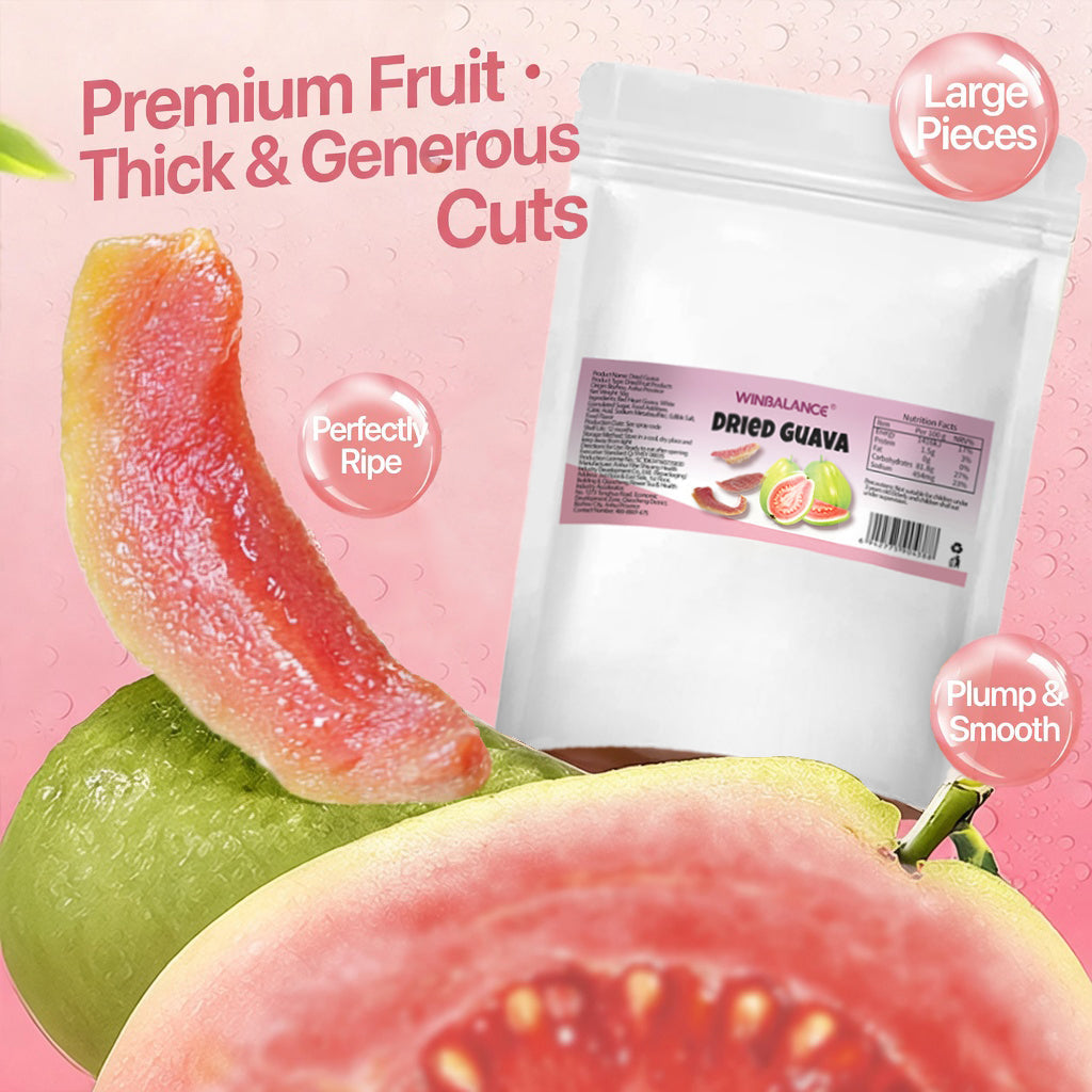 Say goodbye to high-calorie guilt! 💐Satisfy your cravings with our fiber-rich Red Guava slices